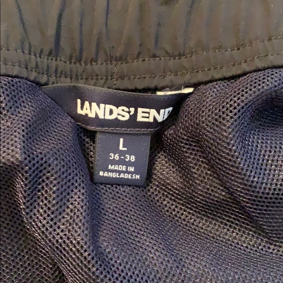 Men Lands’ End Black Outrigger Quick Dry Short LG - Picture 15 of 16